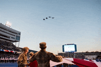 Fly Over Air Force GIF by Boise State University