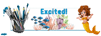 Excited Sticker
