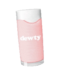 dewtybeauty box glass peach collagen Sticker