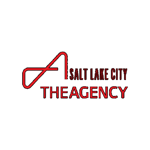 theagencyslc giphygifmaker the agency the agency salt lake city the agency slc Sticker