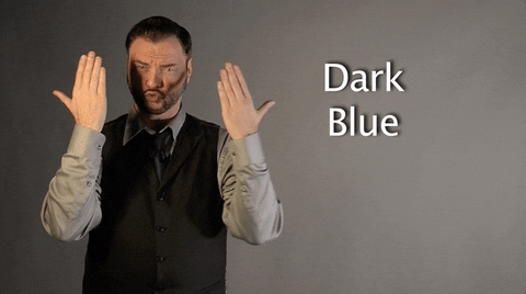 dark blue asl GIF by Sign with Robert