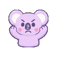 Angry Koala Sticker
