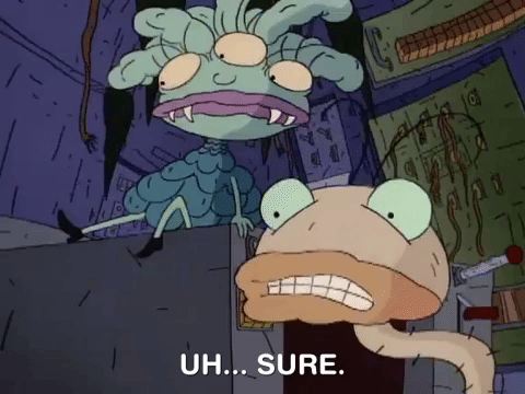 nickrewind giphydvr nicksplat aaahh real monsters giphyarm044 GIF