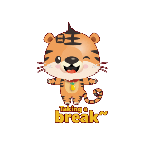 Happy New Year Tiger Sticker by Mediacorp SG