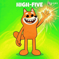 Celebration Huge Smile GIF by BONK