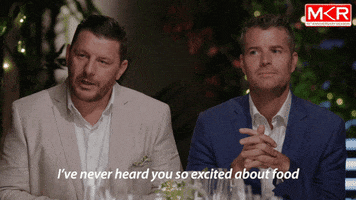 b and the three mkrau GIF by My Kitchen Rules