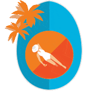 Palm Beach Sticker by Creative Edge Parties