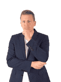 Thinking Think Sticker by Tobias Beck