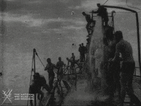 NationalWWIMuseum sea swimming ship captain GIF