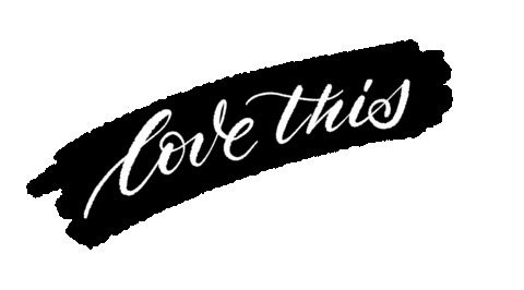 Calligraphy Love This Sticker