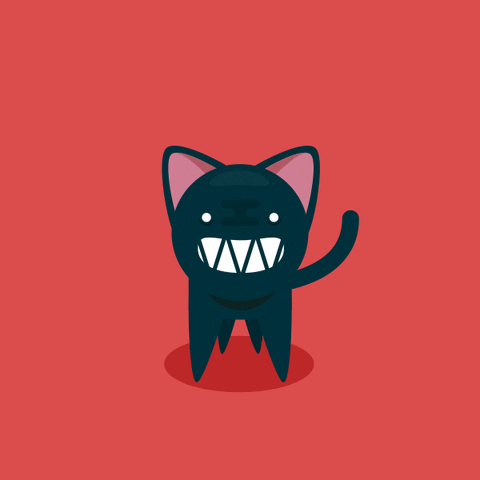 animation cat GIF by Natt Rocha