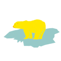 serious bear Sticker by lilianstolk