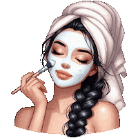 Girl Skincare Sticker