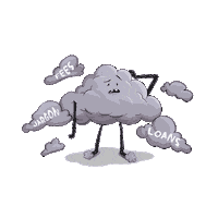 BannerBank cloud superhero hero banner Sticker