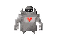 shittyrobots art artist robot painting Sticker