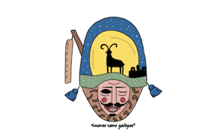 Carnaval Fiestas Sticker by Vivamos como galegos