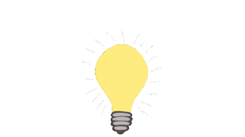 ohclementine giphyupload light idea lightbulb Sticker
