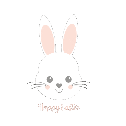 Beaujoliedesign bunny spring easter easterbunny Sticker