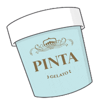 pintagelato tropical coco coconut gelato Sticker