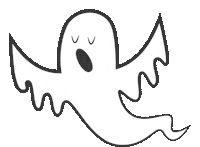 Halloween Ghost Sticker