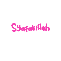 Sticker Syafakillah Sticker