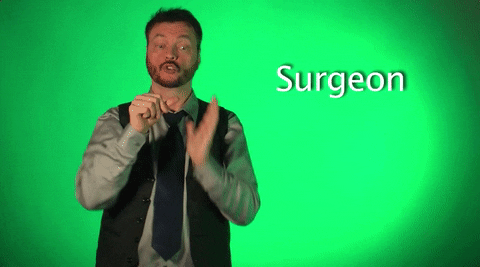 sign language surgeon GIF by Sign with Robert