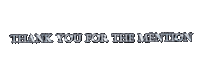 Men Thank You Sticker