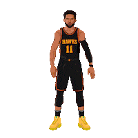 Trae Atlanta Hawks Sticker by SportsManias