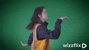 Wizzflix_ dance party dancing green GIF