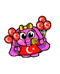 Celebration Ataturk Sticker by Tiny Minies