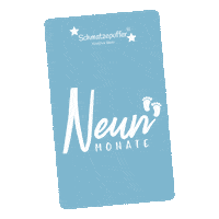 Nine Months Baby Sticker by schmatzepuffer_kreative_ideen