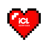 ICLServices heart red heart redheart icl Sticker