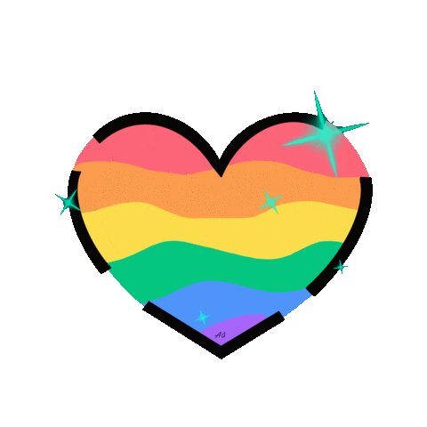 In Love Heart Sticker