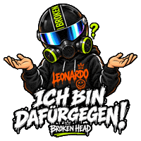 Confused Leonardo Sticker by Broken Head