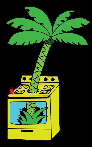 TrapicalHouseParty trap tropical palm tree houseparty GIF