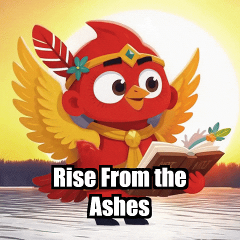 Rise From The Ashes Wisdom GIF by The Cardinal Virtue