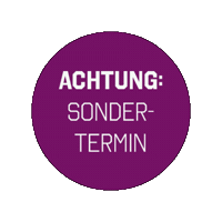 Achtung Sticker by unifilm.de