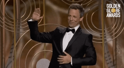 High Five Seth Meyers GIF by Golden Globes