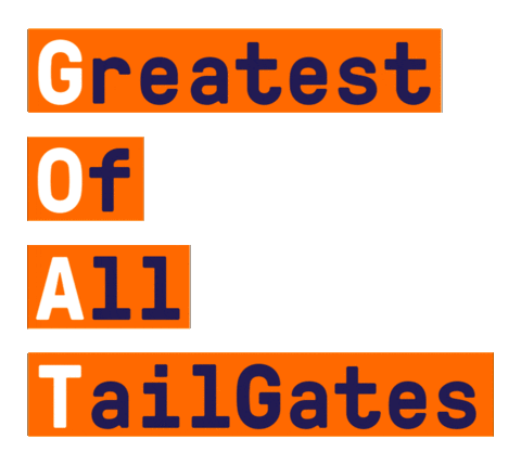 tailgatebk football nfl goat tailgate Sticker