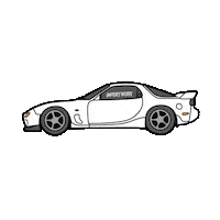 Initial D Cars Sticker by ImportWorx