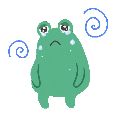Sad Cry Sticker