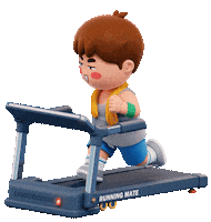 3D Running Sticker by CarryGrow