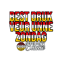 Den Bosch Druk Sticker by Oeteldonk Online
