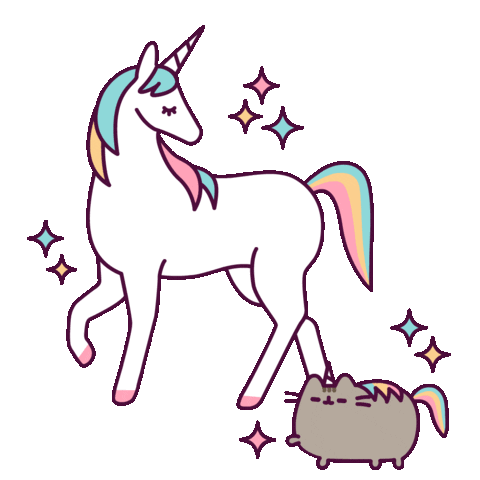 Unicorn Donut Sticker by Pusheen