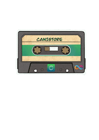 Canistore music green running nft Sticker