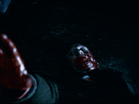 Scared Full Moon GIF