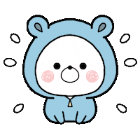 Sorry Bear Sticker
