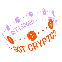 ledger_official crypto bitcoin metaverse cryptocurrency Sticker