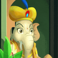 Celebration Ganeshchaturthi GIF by Chhota Bheem