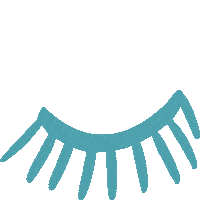 eye lashes Sticker by Thimblepress